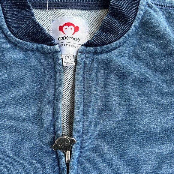 Boys Appaman zip up sweatshirt. New without tags. Size 7 but fits like an 8. - Picture 3 of 3